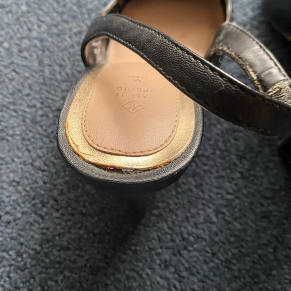 Call It Spring Black Pointed Slingback Pumps - Picture 4 of 8